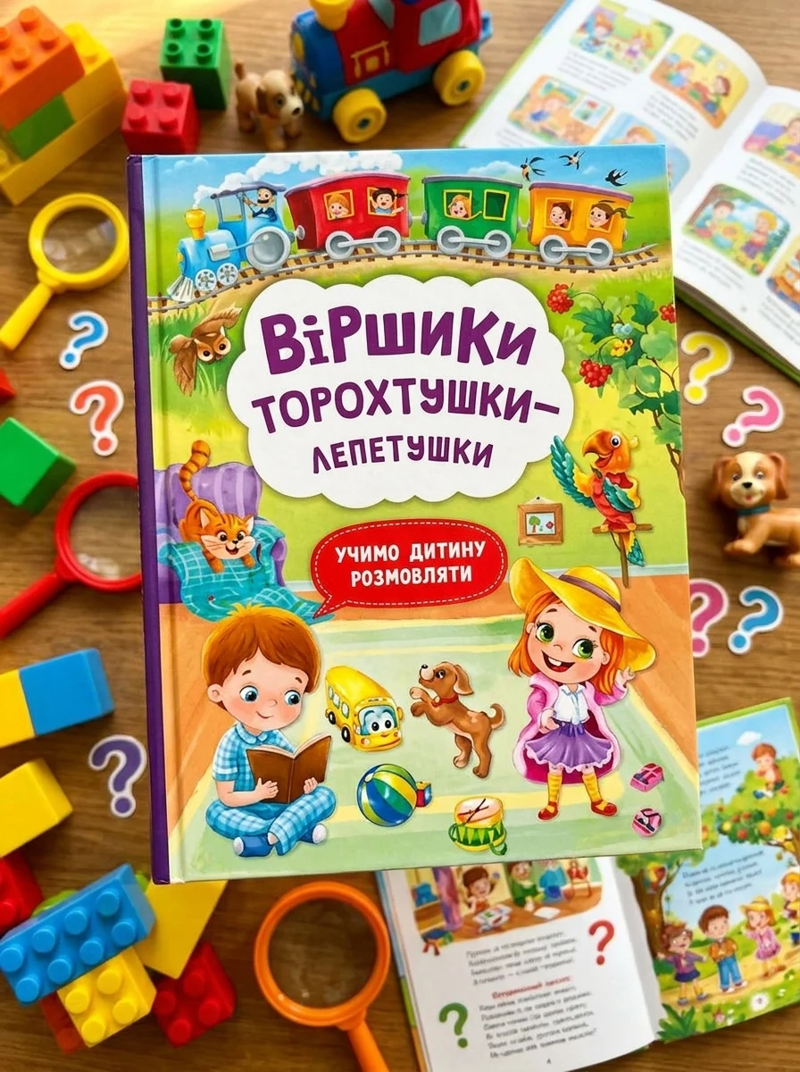 Віршики торохтушки-лепетушки Учимо дитину розмовляти Кристалбук — Дитяча література