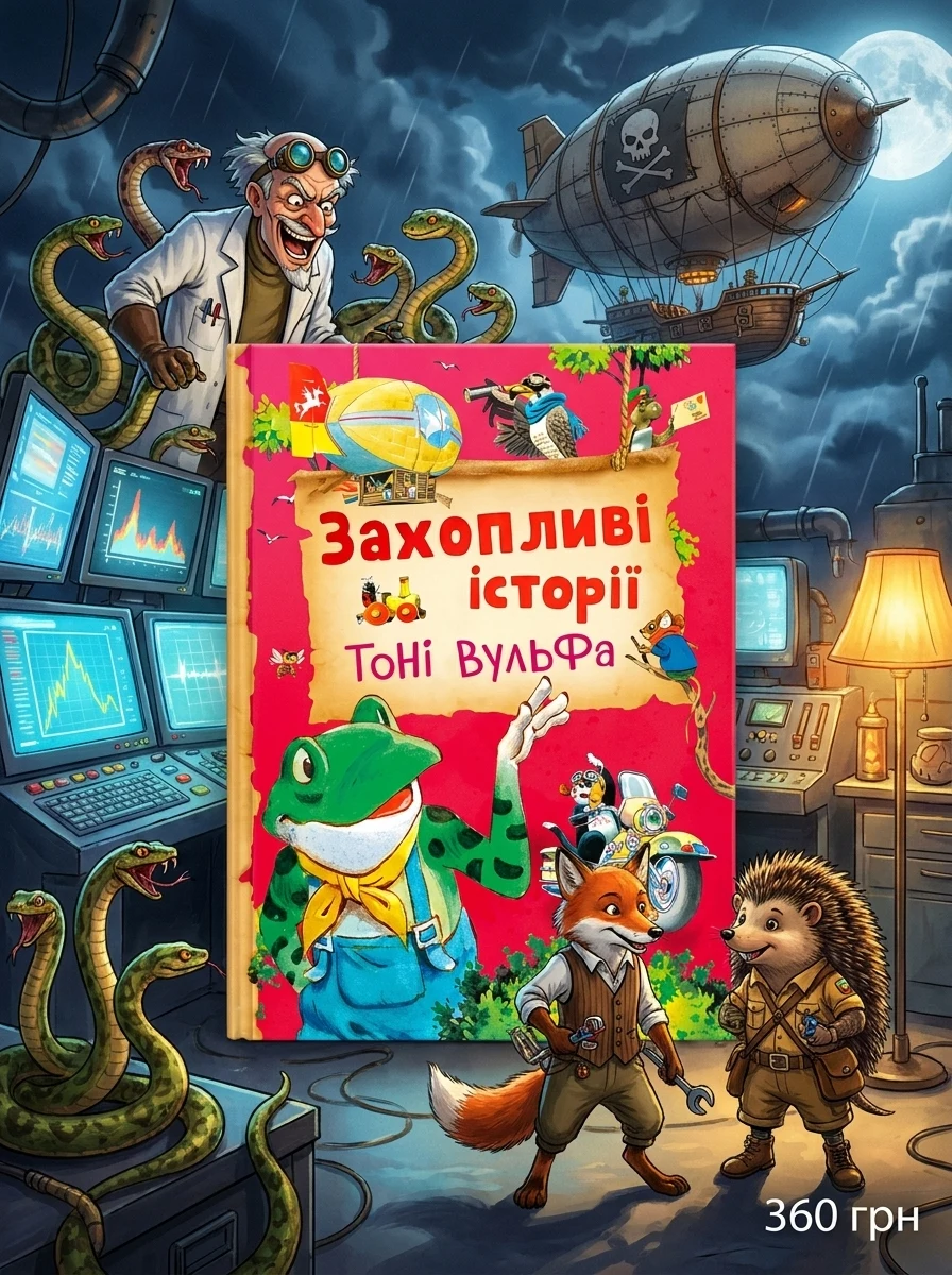 Захопливі історії Тоні Вульфа — Дитяча література