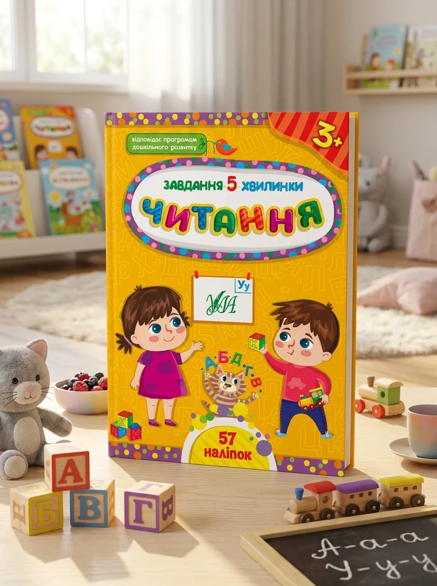 Завдання 5/хвилинки Читання 3+ УЛА