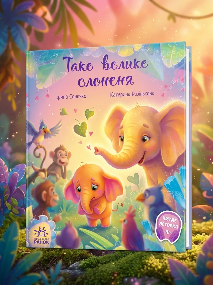 Зворушливі книжки Таке велике слоненя — Дитяча література