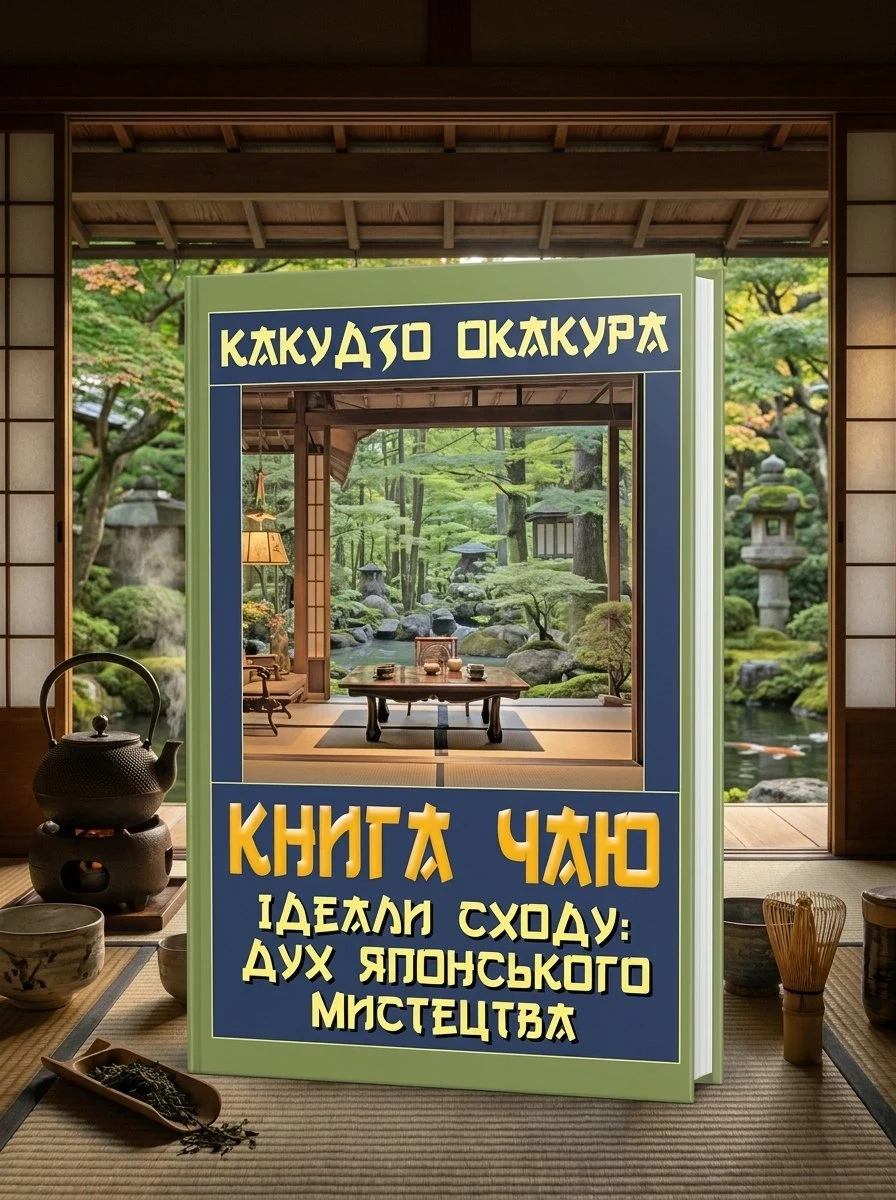 Книга чаю. Ідеали Сходу: дух японського мистецтва — Какудзо Окакура, обкладинка