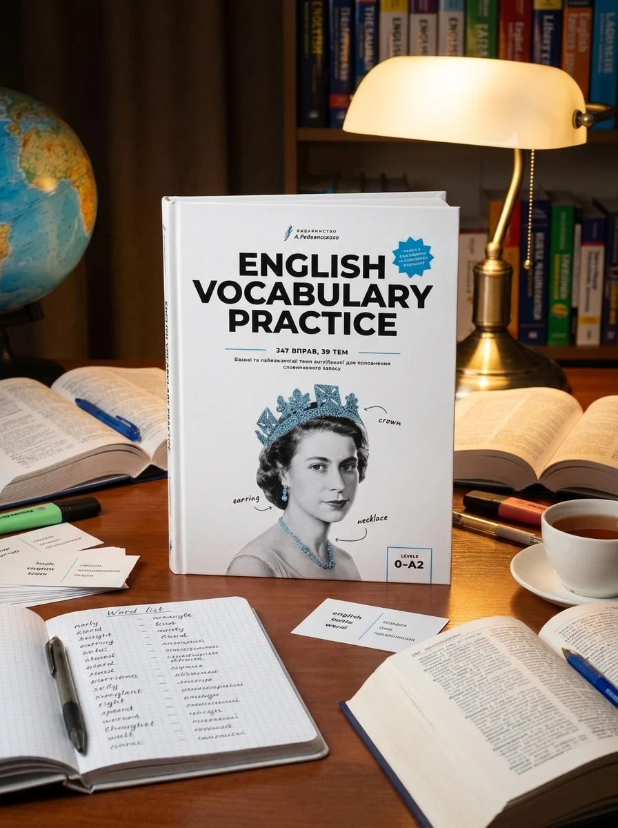 Книга для поповнення словникового запасу. English Vocabulary Practice — Вивчення мов