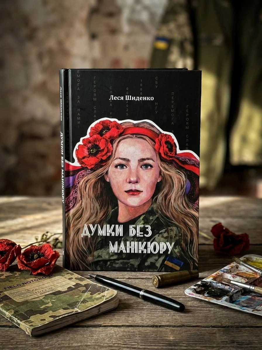 Книга Думки без манікюру - Леся Шиденко, обкладинка