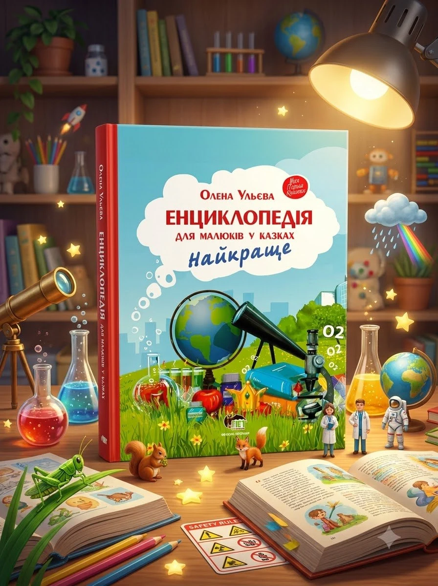 Книга Енциклопедія для малюків у казках. Найкраще, обкладинка
