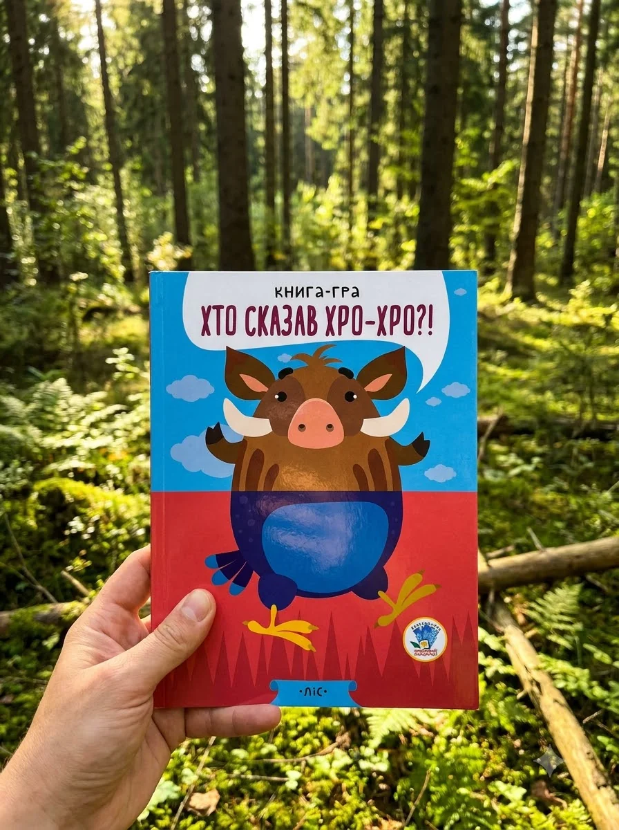 Книга-гра «Хто сказав хро-хро?!» Книга 2. Ліс — Дитяча література