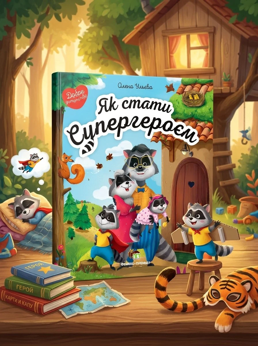 Книга Як стати супергероєм — Олена Ульєва, обкладинка