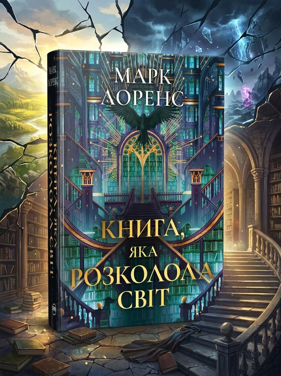 Книга, яка розколола світ. Книга 2 — Марк Лоренс, обкладинка