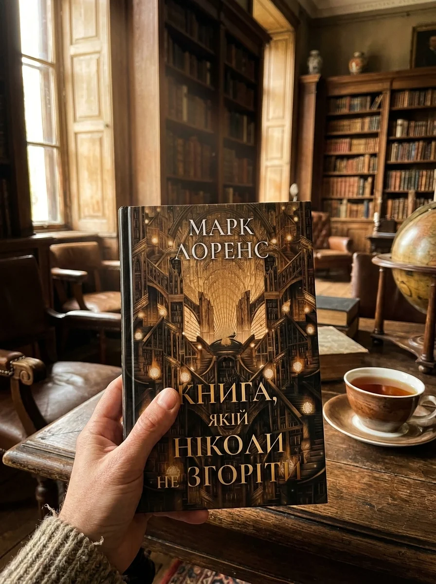 Книга, якій ніколи не згоріти. Книжка 1 — Mark Lawrence, обкладинка
