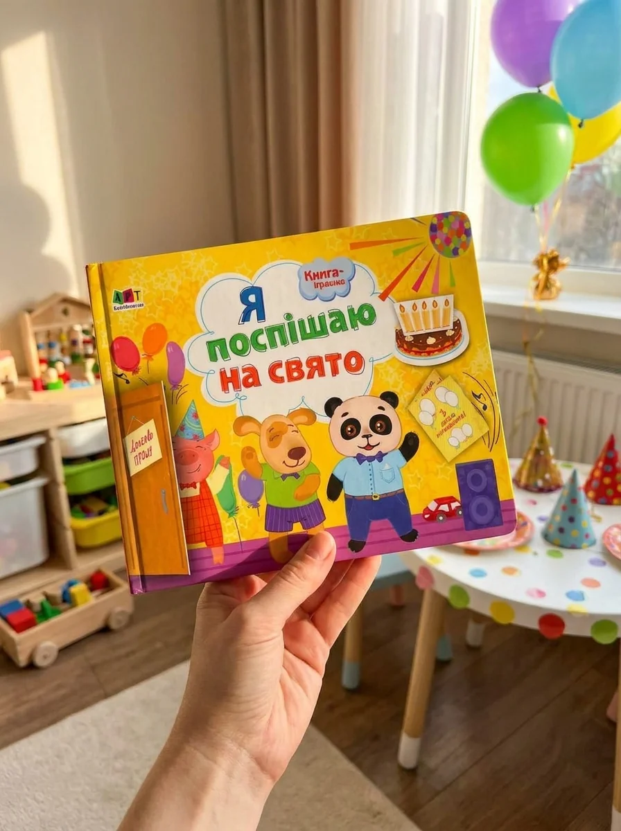 Книга-іграшка. Я поспішаю на свято! — фото 2