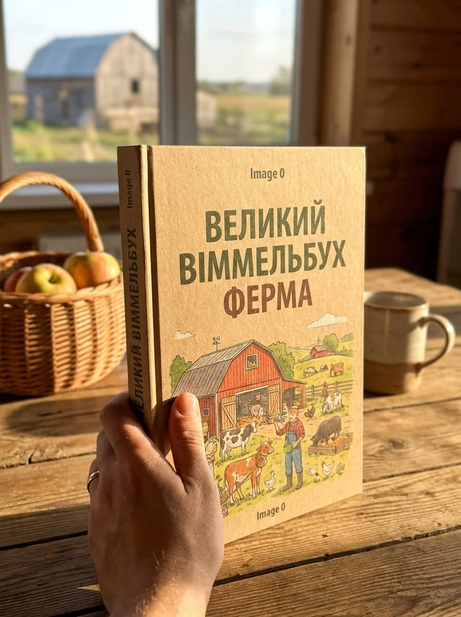 Книга-картонка Великий віммельбух. Ферма — фото 2