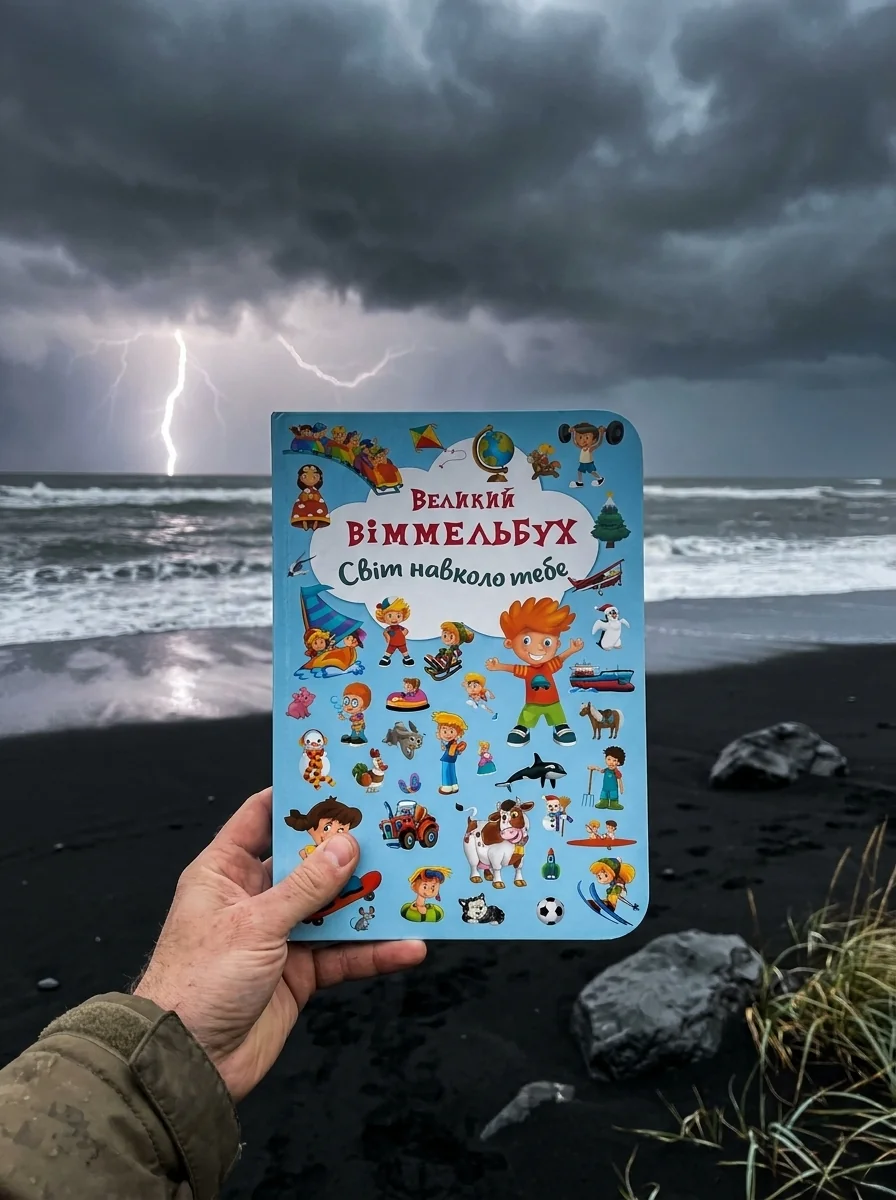 Книга-картонка Великий віммельбух. Світ навколо тебе — фото 2