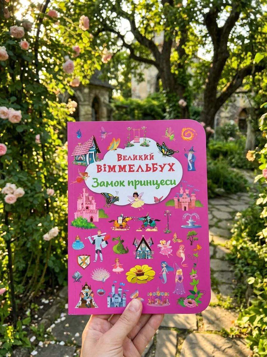 Книга-картонка Великий віммельбух. Замок принцеси — фото 2