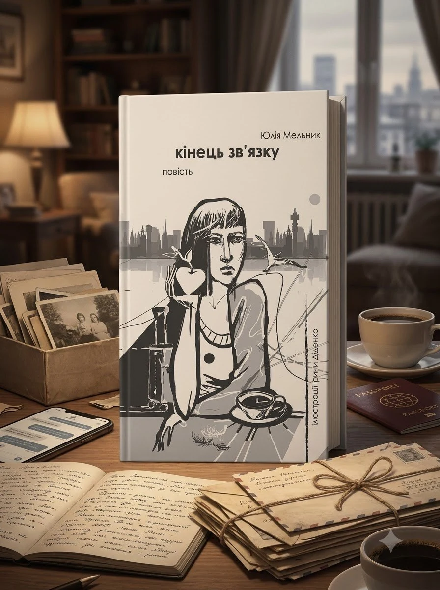 Книга Кінець зв`язку - Юлія Мельник, обкладинка