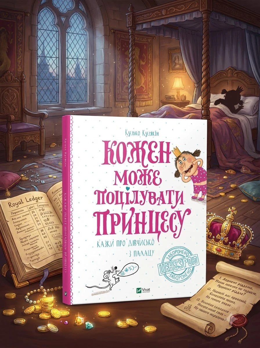 Книга Кожен може поцілувати принцесу, обкладинка