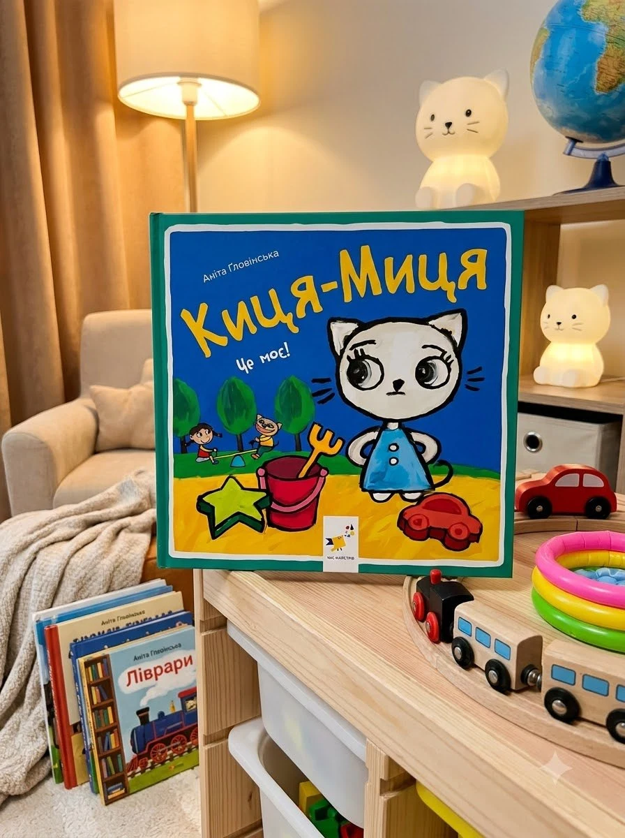 Книга Киця-Миця. Це моє! — Аніта Ґловінська, обкладинка
