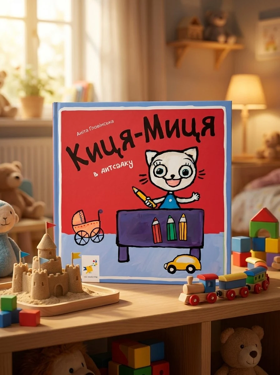 Книга Киця-Миця в дитсадку — Аніта Ґловінська, обкладинка