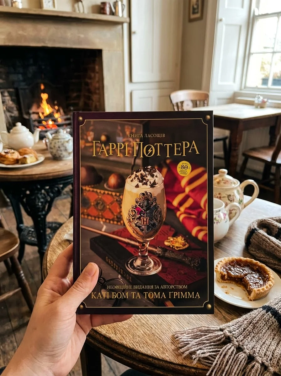 Книга ласощів Гаррі Поттера. Неофіційне видання — Том Ґрімм, обкладинка