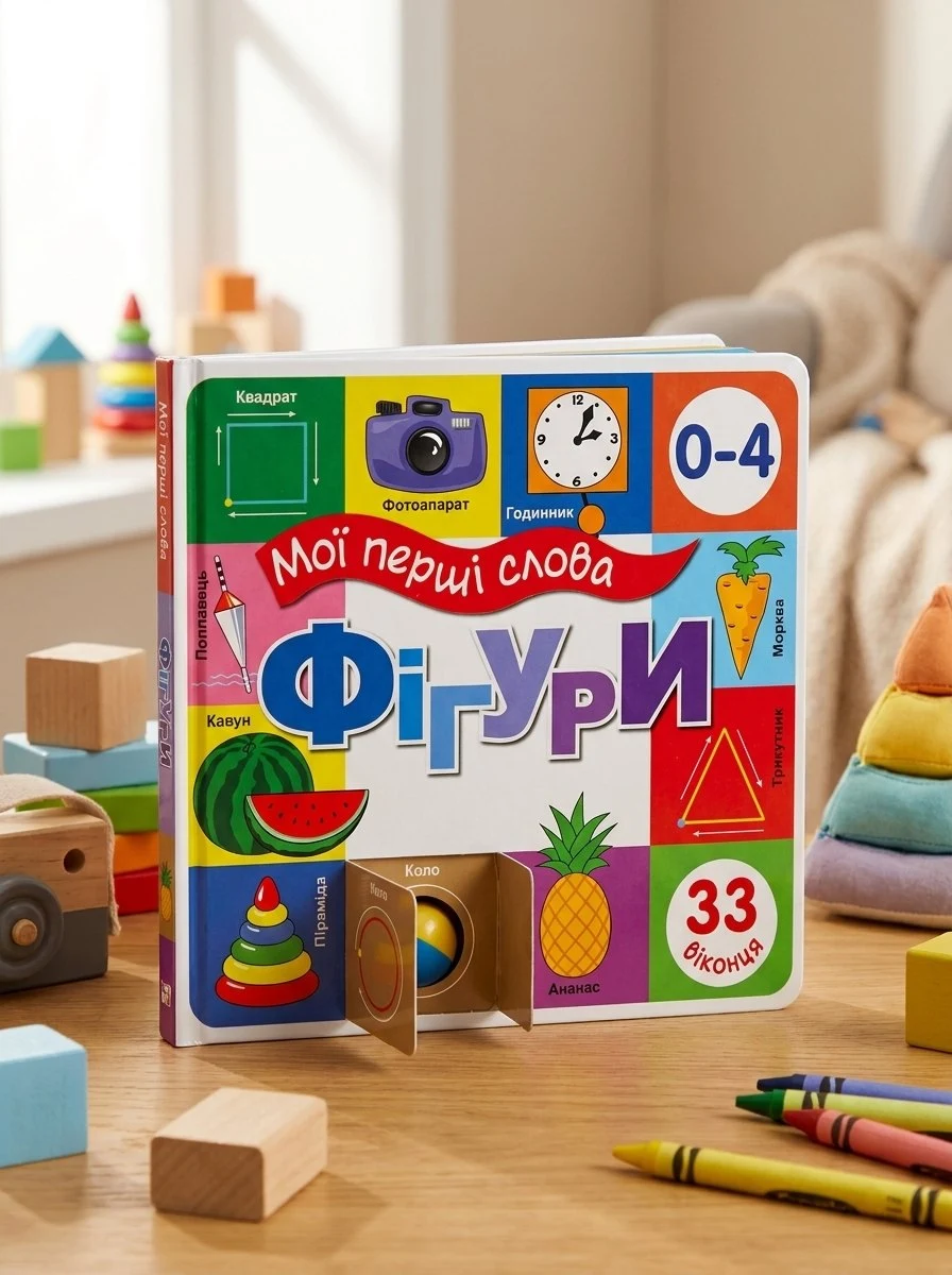 Книга Мої перші слова. Фігури, обкладинка