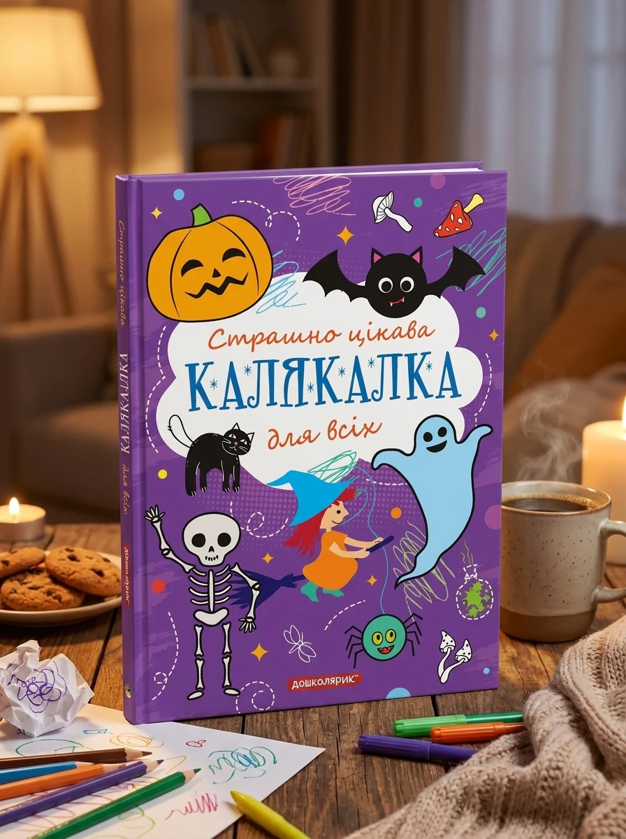 Книга-розмальовка. Страшно цікава калякалка для всіх — фото 2