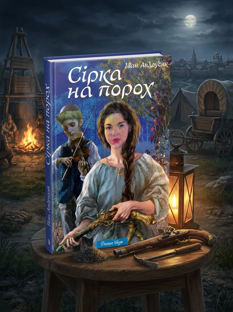Книга Сірка на порох - Iван Андрусяк, обкладинка
