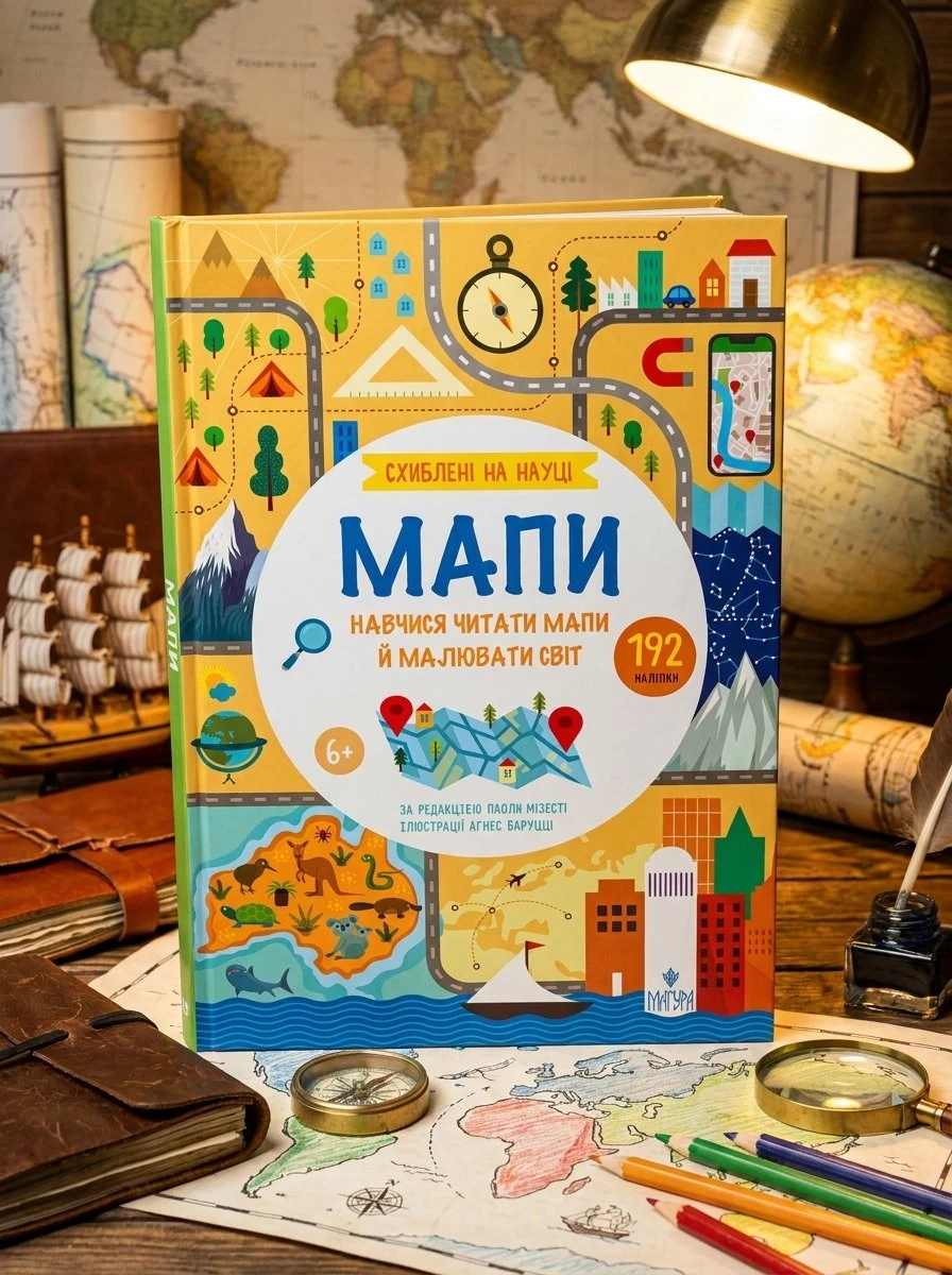 Книга Схиблені на науці. Мапи — Паола Мізесті, обкладинка