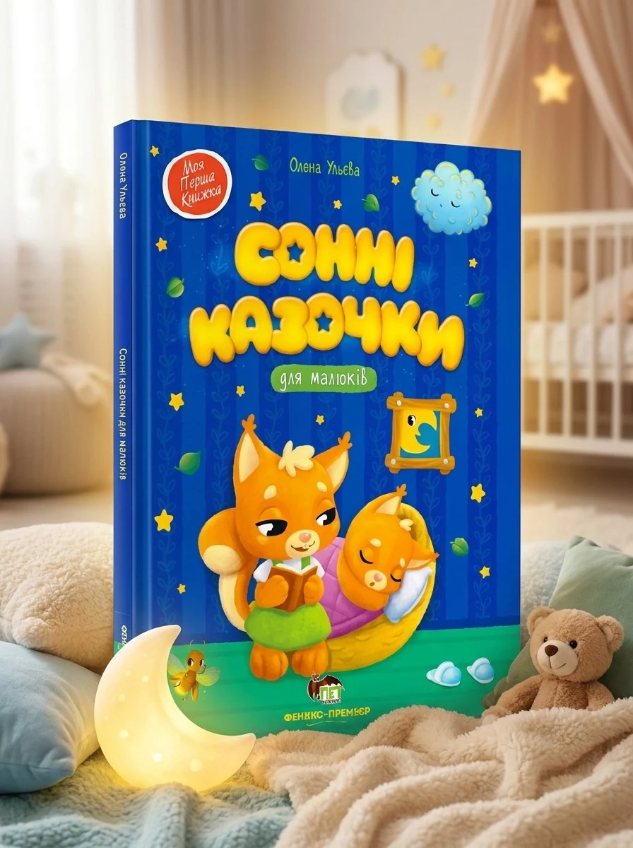 Книга Сонні казочки для малюків — Ульєва Олена, обкладинка