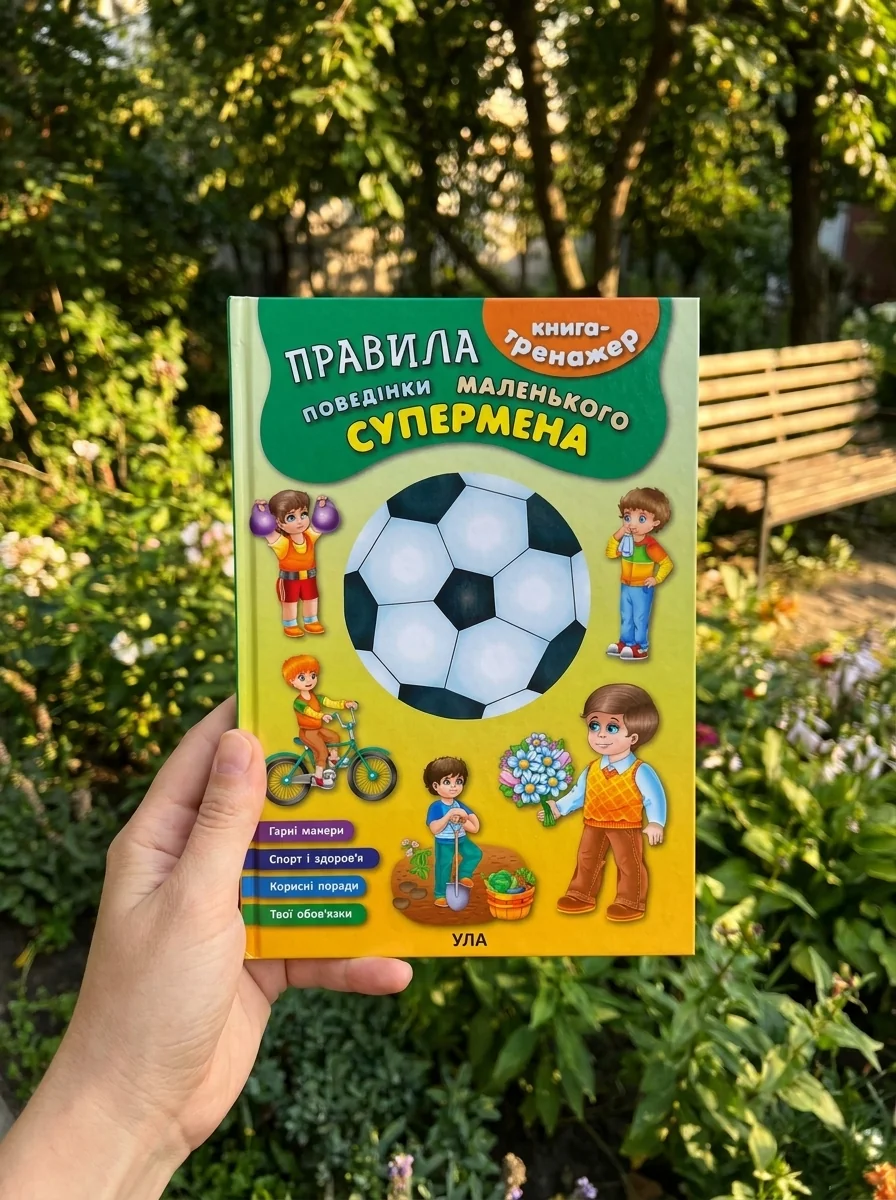 Книга-тренажер. Правила поведінки маленького супермена — Розвивальні книги