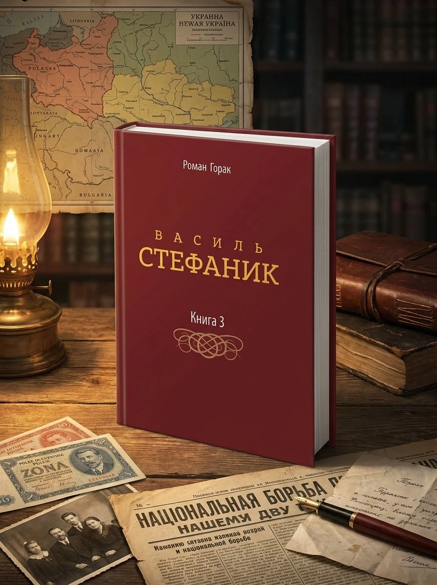 Книга Василь Стефаник. Книга 3 - Роман Горак, обкладинка