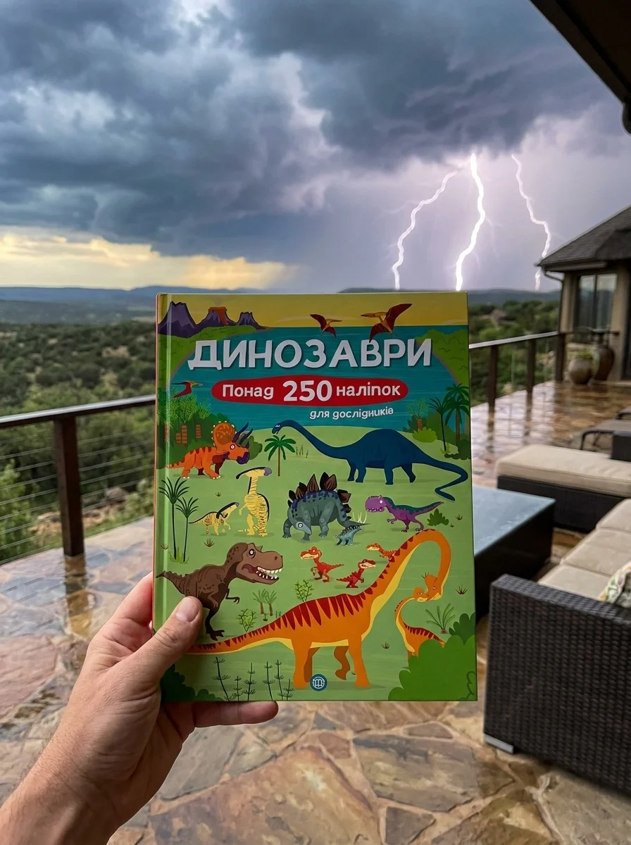 Книга з наліпками. Динозаври. Понад 250 налiпок для дослiдникiв — Дитяча література