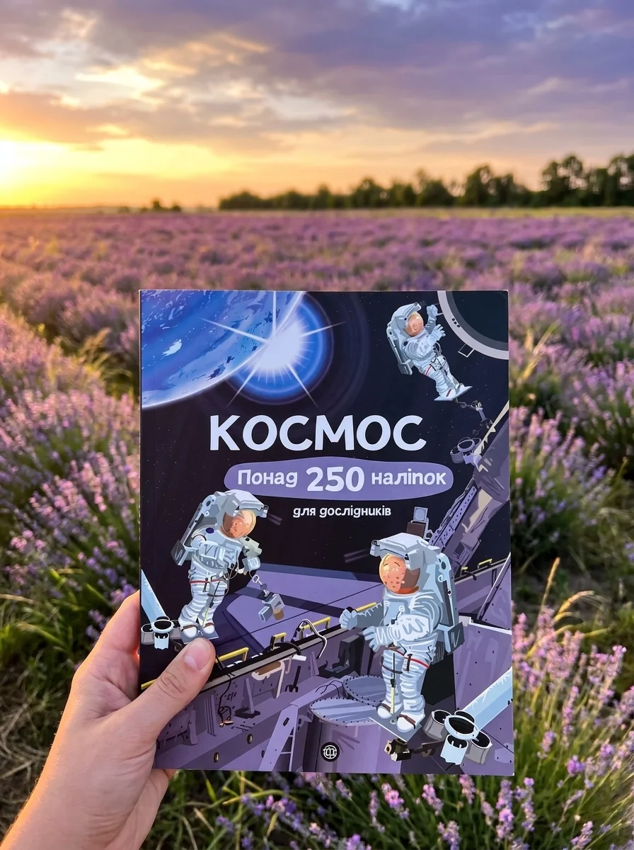 Книга з наліпками. Космос. Понад 250 налiпок для дослiдникiв — Дитяча література