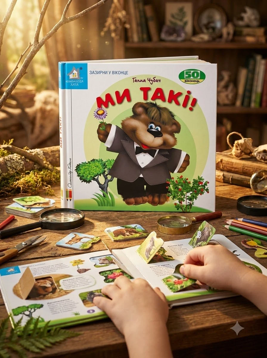 Книга Зазирни у віконце. Ми такі! - Ганна Чубач, обкладинка