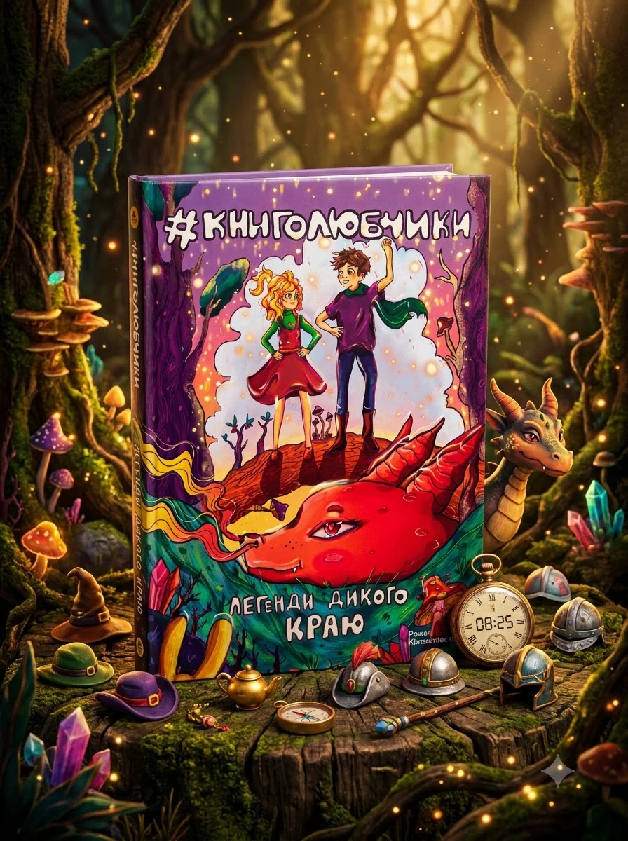 Книголюбчики. Книга 2. Легенди дикого краю (обкладинка А.Луцюк) — Комікси