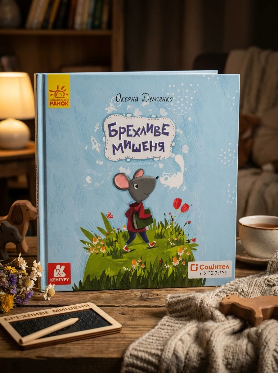 Книги Брайлем. Брехливе мишеня — Дитяча література