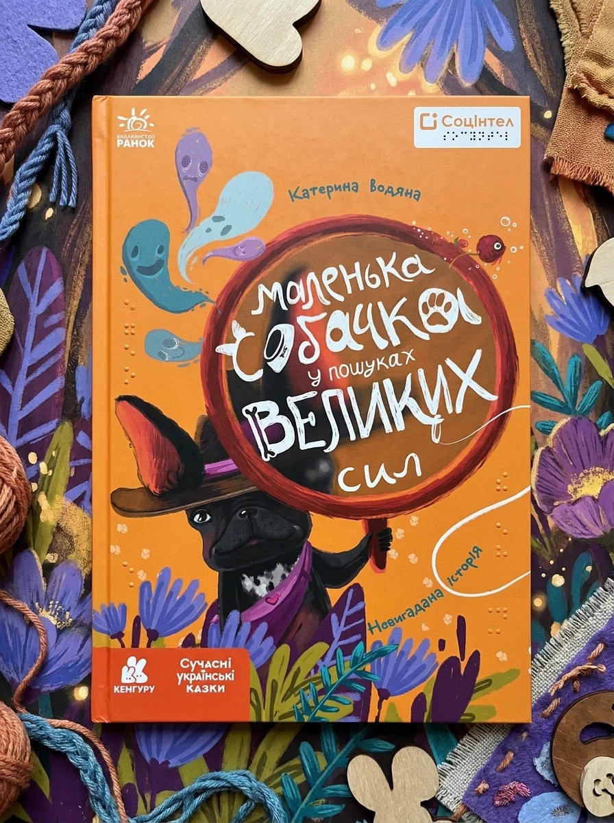 Книги Брайлем. Маленька собачка у пошуках великих сил — Дитяча література
