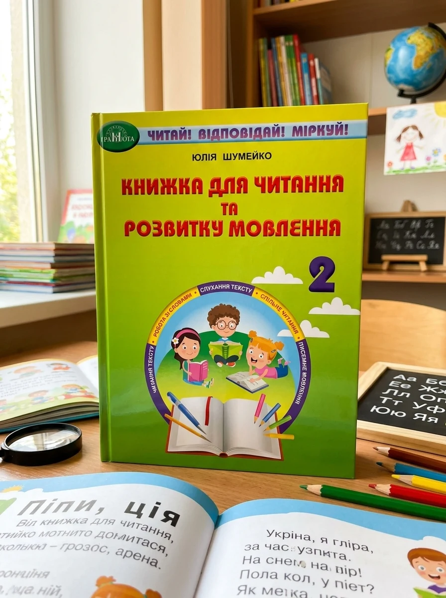 Книжка для читання та розвитку мовлення 2 клас