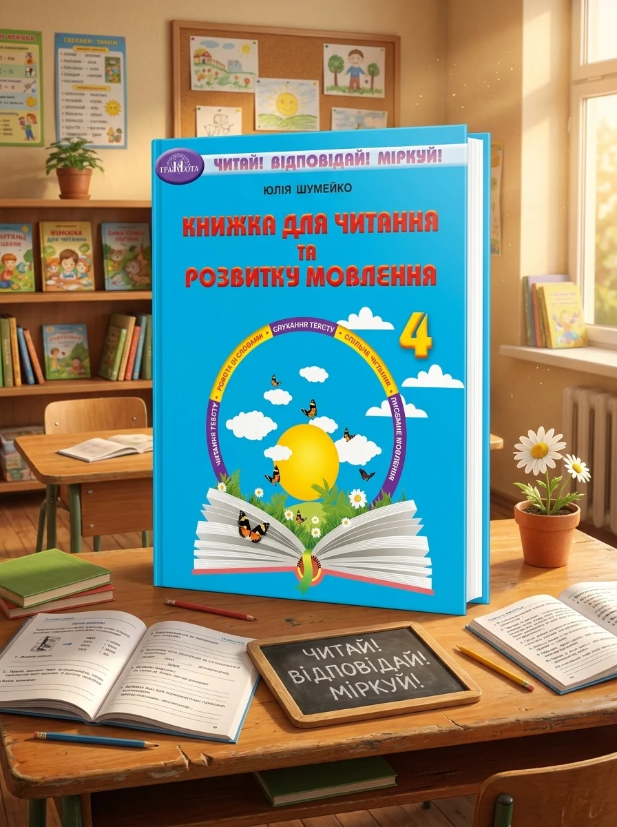 Книжка для читання та розвитку мовлення 4 клас