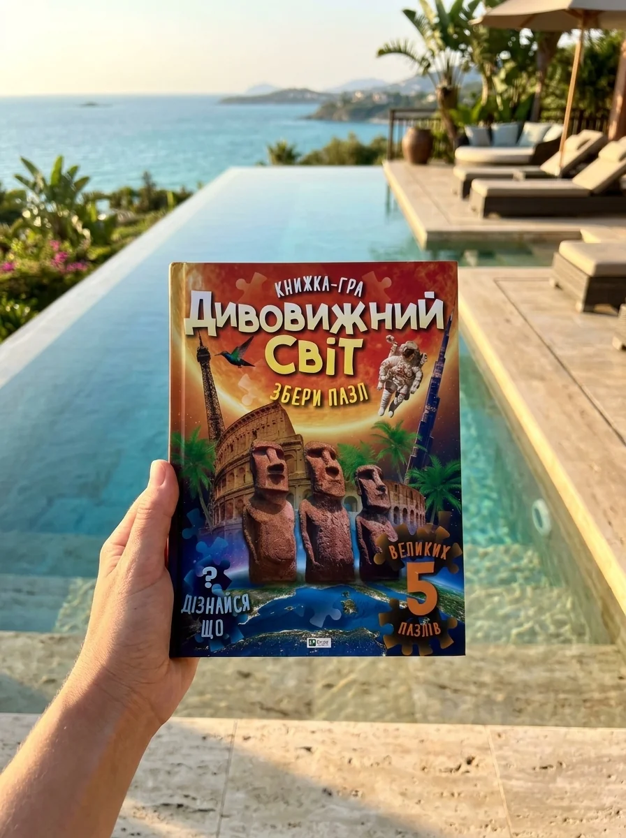 Книжка-гра. Дивовижний світ. Збери пазл — фото 2