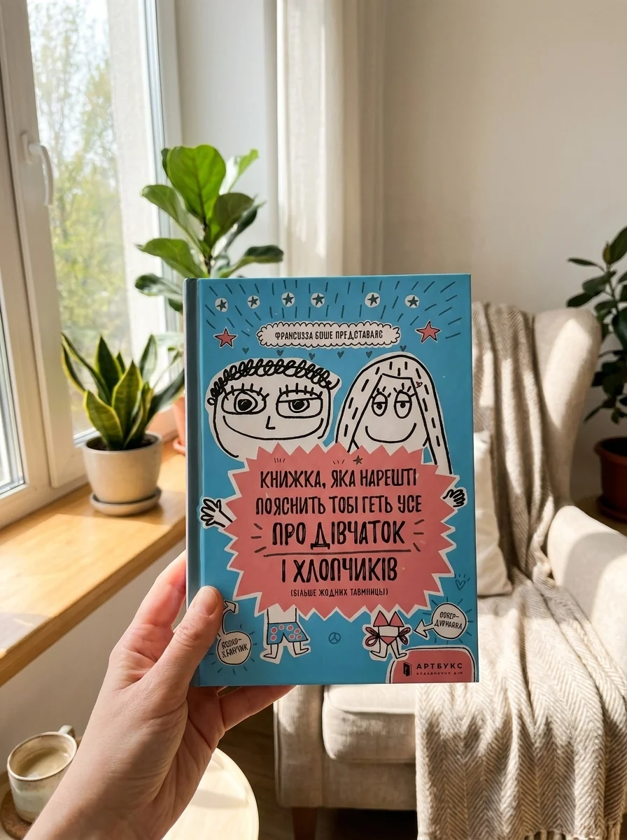 Книжка, яка нарешті пояснить тобі геть усе про дівчаток та хлопчиків — Пізнавальні книги для дітей