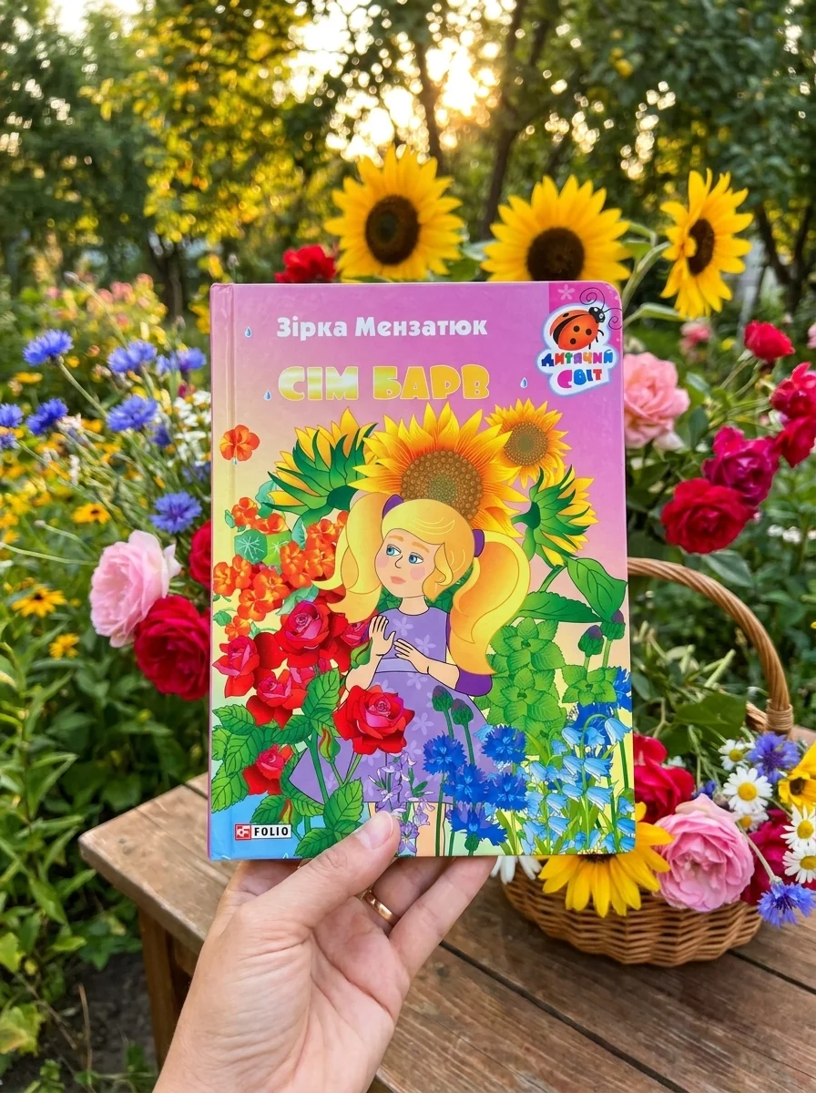 Книжка-картонка. Сім барв | купити книгу онлайн