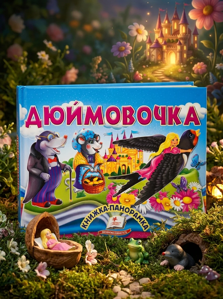 Книжка-панорамка. Дюймовочка — Дитячі книги