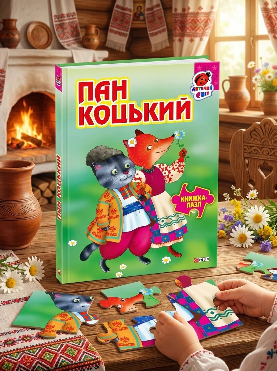 Книжка-пазл. Пан Коцький — Г. В. Чаус, обкладинка