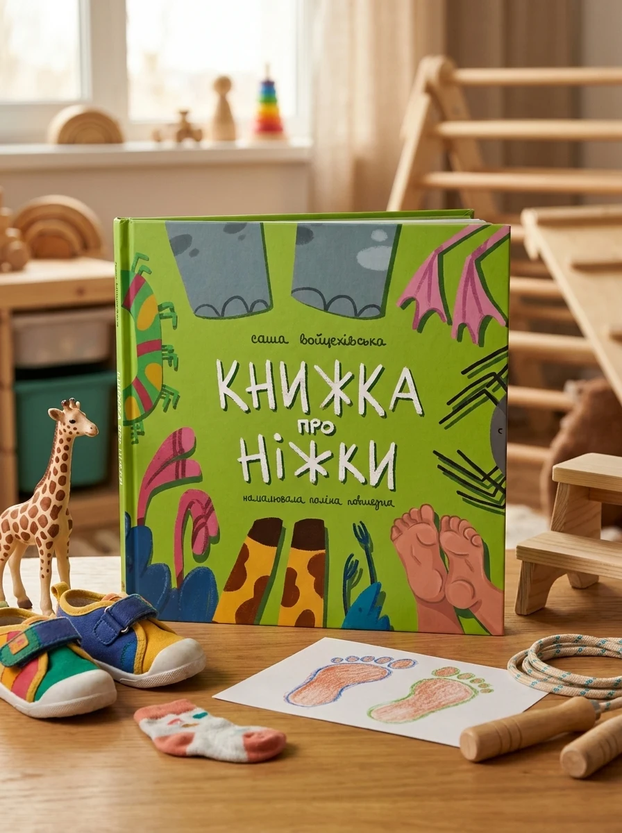 Книжка про ніжки — Дитяча література