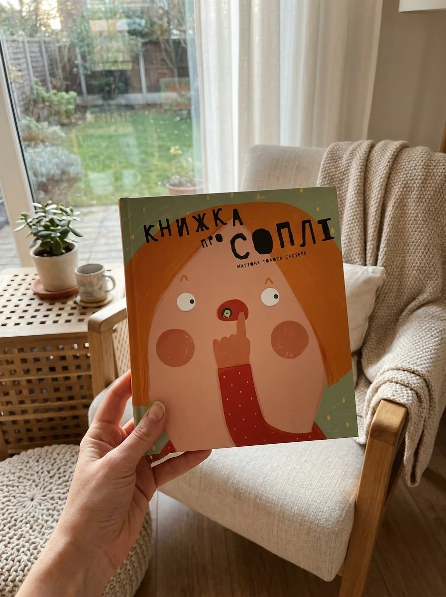 Книжка про соплі — Пізнавальні книги для дітей