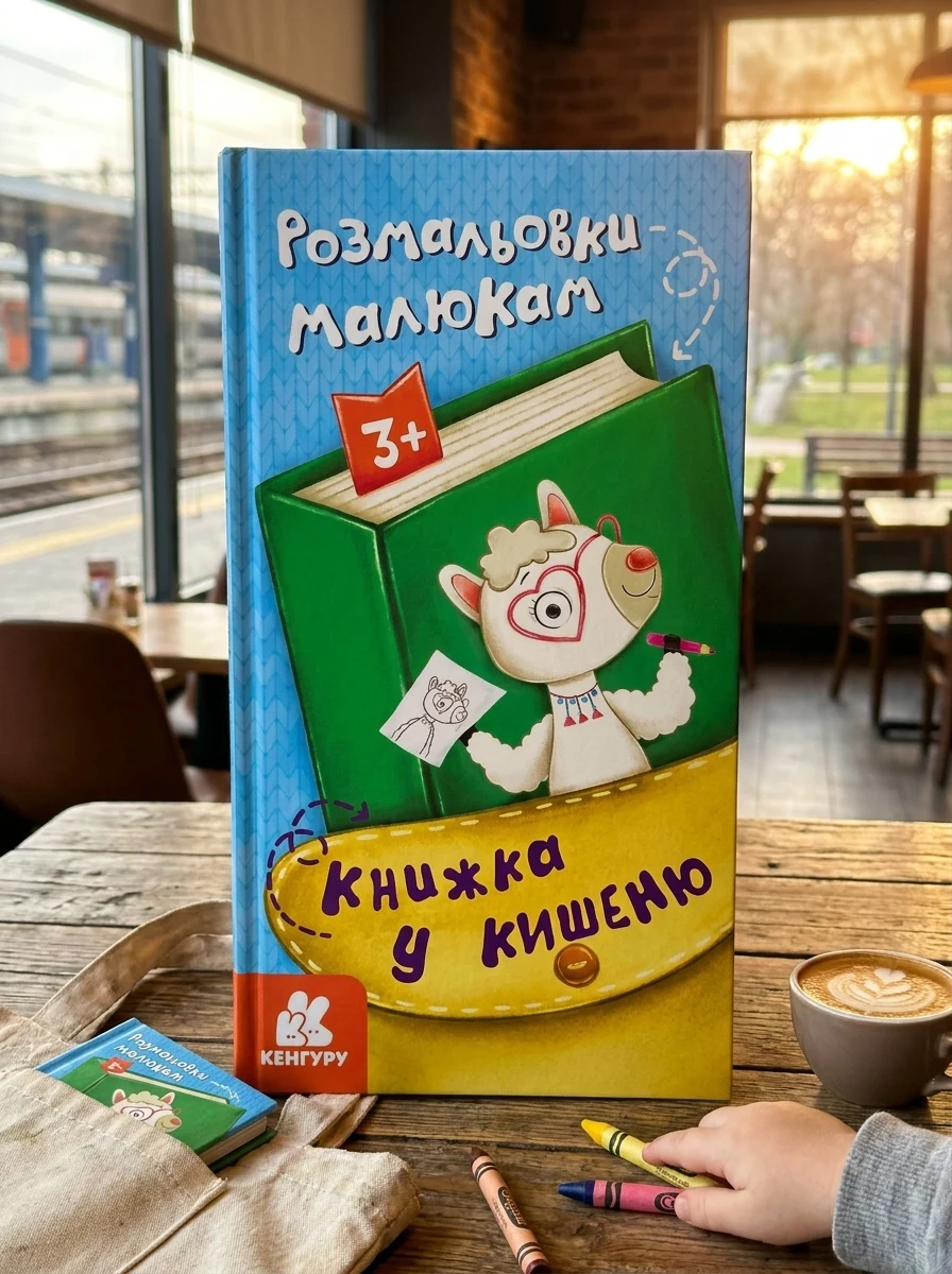 Книжка у кишеню. Розмальовки малюкам — Дитяча література