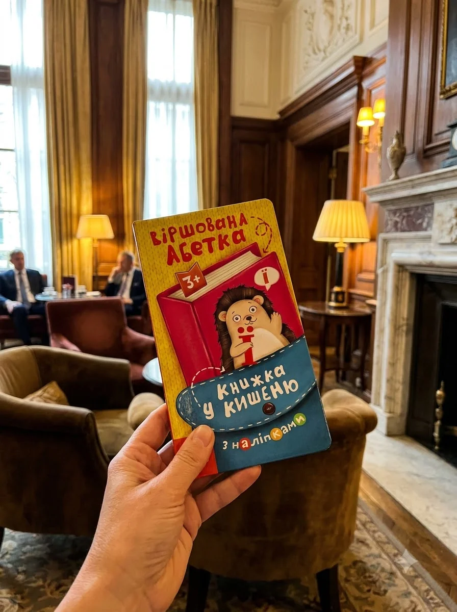 Книжка у кишеню з наліпками. Віршована абетка — фото 2