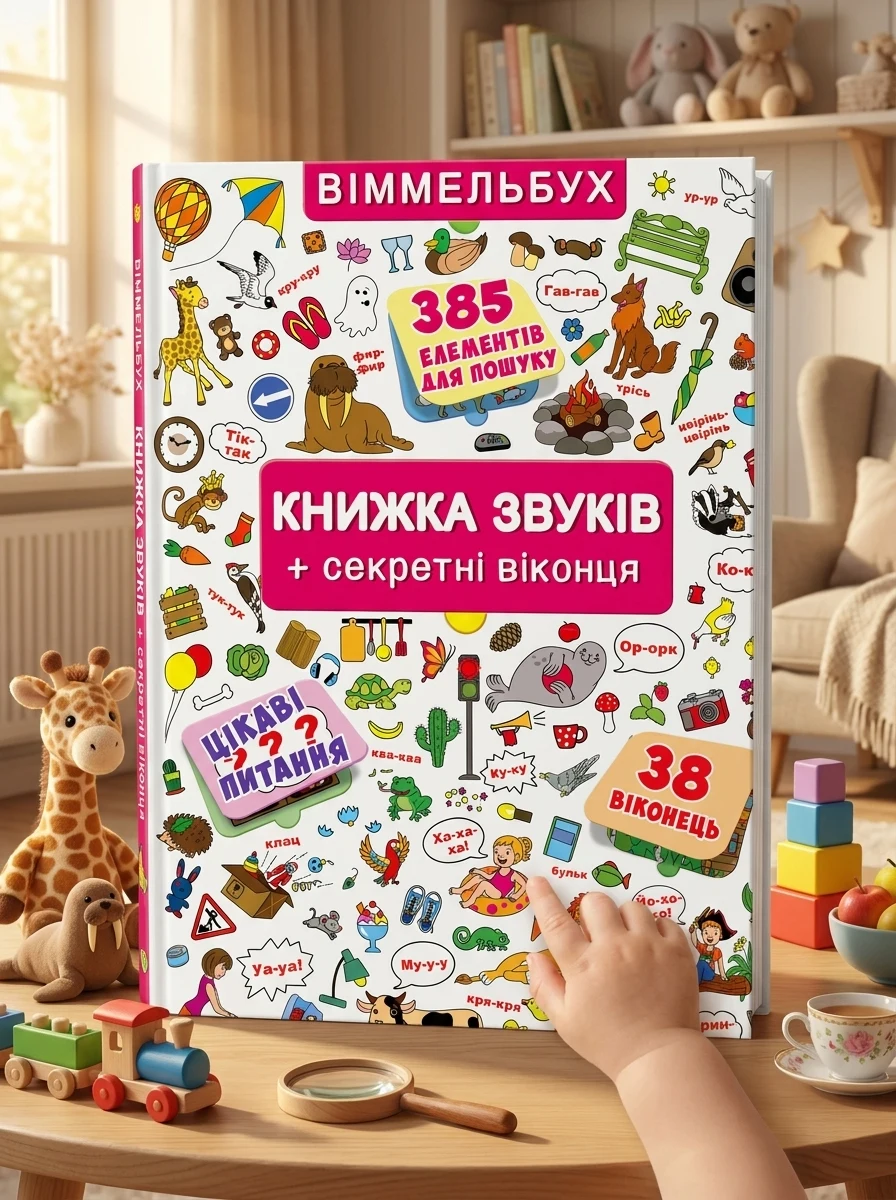 Книжка + віконця. Книжка звуків + секретні віконця, фото 2