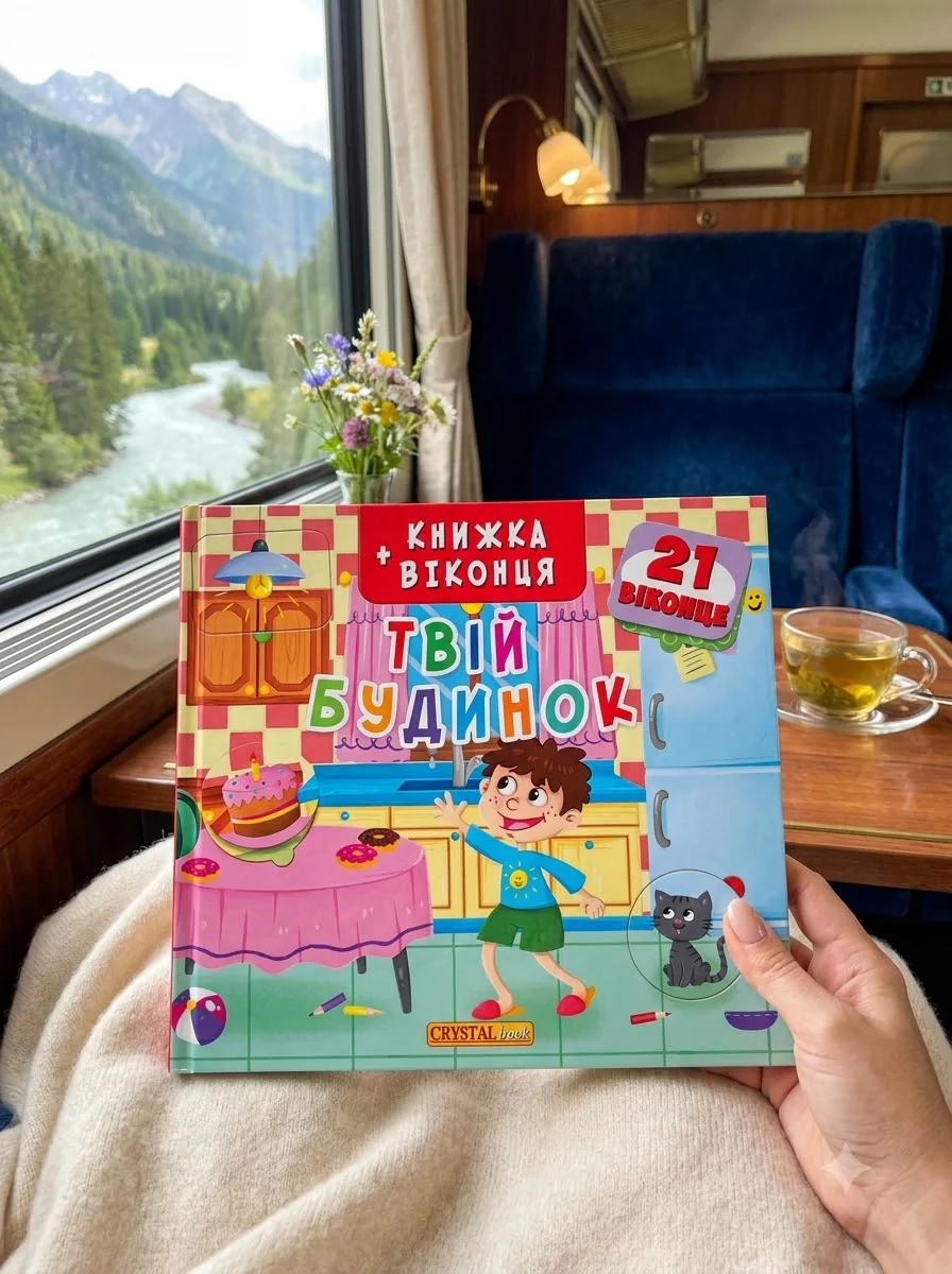 Книжка+віконця.Твій будинок — Дмитро Турбаніст, обкладинка