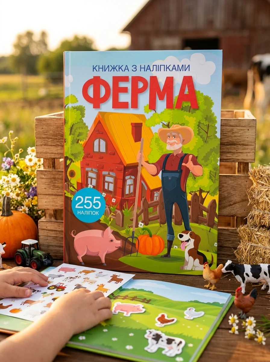 Книжка з наліпками. Ферма — фото 2