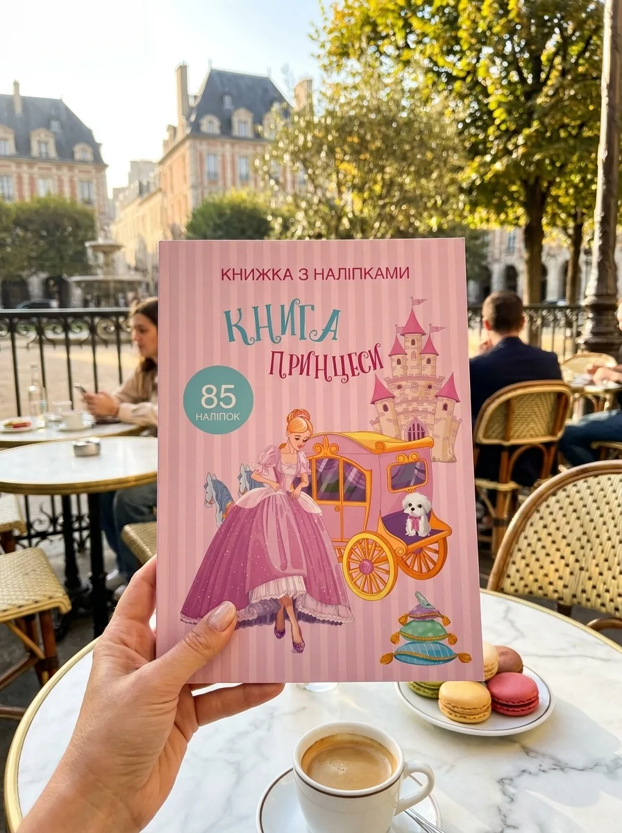 Книжка з наліпками. Книга Принцеси — Дитяча література