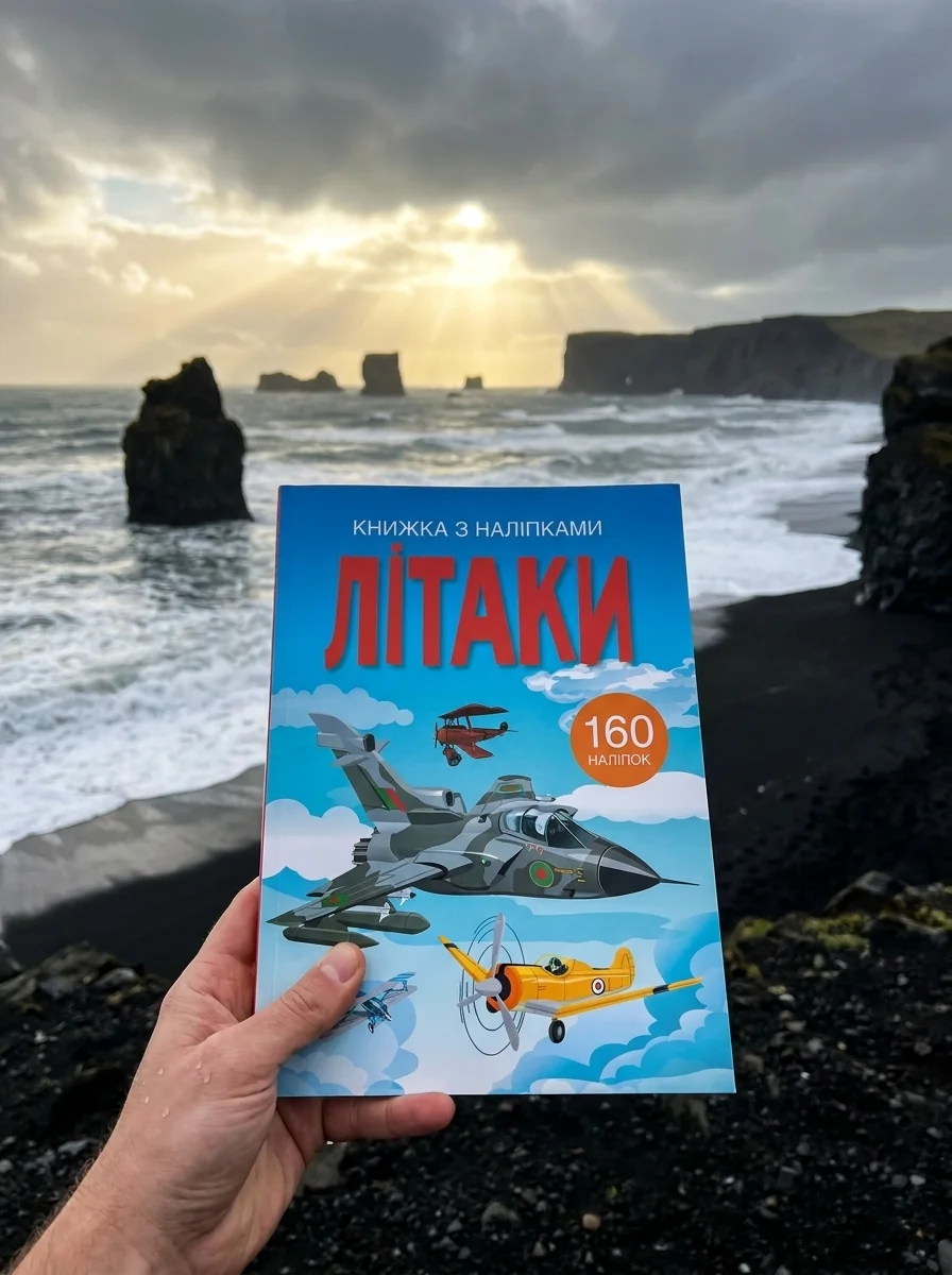 Книжка з наліпками. Літаки — Дитяча література